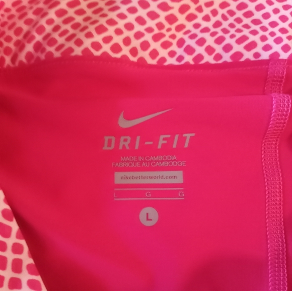 Nike Women's Skirt Dri-Fit Tennis Golf Pink/White Animal Print Barbiecore - Picture 3 of 9